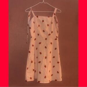 Strawberry Print Dress